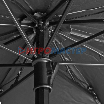 Зонт механический ветроустойчивый, матовая ручка "BESTzontik - muskat", солнечные подсолнухи, длина 25см, d-110см