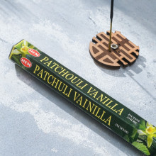 Благовония  HEM "Patchouli Vanilla Hexa Пачули Ваниль", 20 палочек в упаковке, шестигранник
