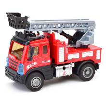 Машина 7135S3 &quot;Пожарная машина с краном&quot; инерц., металл, в пакете