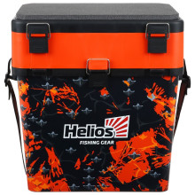 Ящик рыболовный зимний Helios SHARK, цвет оранжевый (HS-IB-19-SHO-1)