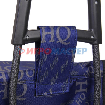 Тележка хозяйственная с сумкой (93*33*26см, колеса 14 см, грузоподъемность до 25 кг) синяя SYD-007