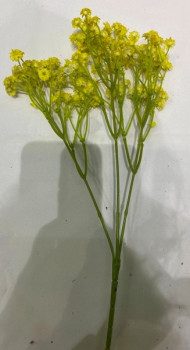 Искусственные цветы Искусственные цветы "Гипсофила" 66см цвет желтый