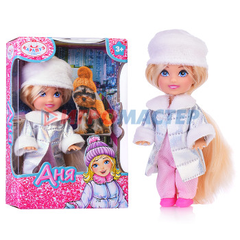 Куклы Кукла Анечка 12см, с аксессуарами, в коробке