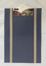 Салфетка на стол 30*45см "Дарио" плетеная синяя