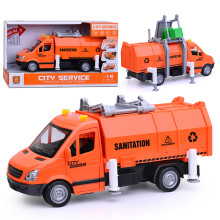 Машина WY592B &quot;Городская служба&quot; (свет, звук) на батарейках, в коробке (цвет оранжевый)