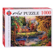 Пазлы 1000 Artpuzzle &quot;Уютный домик у реки&quot; 