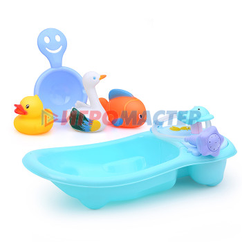 Игрушки для ванны, пластизоль Набор для купания BLS65-8 &quot;Весело играем&quot; в пакете