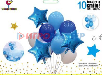 Надувные шары Набор шаров 10 шт "MAGIC - Веселье"