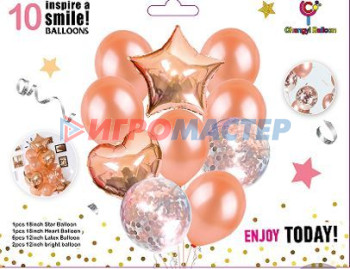 Надувные шары Набор шаров 10 шт "MAGIC - Счастье"