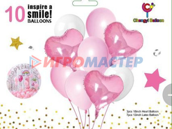 Надувные шары Набор шаров 10 шт "MAGIC - Любовь"