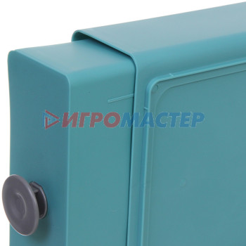 Мини - ящик для хранения мелочей "РИКОТТО", цвет голубой, 20*21*8см (пакет)