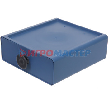 Мини - ящик для хранения мелочей "РИКОТТО", цвет синяя сталь, 20*21*8см (пакет)