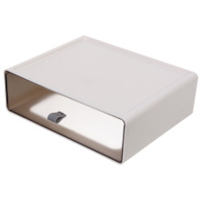 Ящик настольный для хранения "ТЭРЛИН", цвет белый, 7,5*22*18см (пакет)