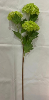Искусственные цветы Цветок искусственный "Natur" 66см Гортензия зеленая