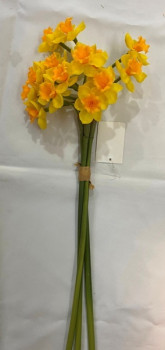 Искусственные цветы Цветок искусственный "Natur" 50см Нарциссы желтые