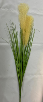 Искусственные цветы Искусственная трава для декора 90см пшеничная