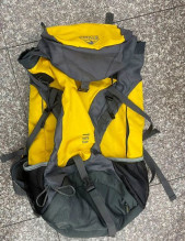 Рюкзак туристический 65л цвет желтый FR-4