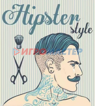 Пеньюар парикмахерский "Barber SALON HIPSTER", 160*140см
