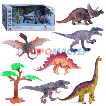 Наборы животных ПВХ Набор BY568-963 &quot;Динозавры. Ледник&quot; в коробке