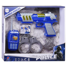 Набор полицейского 12P-5 &quot;Вооруженные силы&quot; синий, в коробке