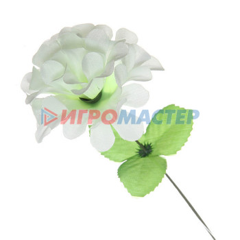 Товары для 9 мая Цветок искусственный 32см декоративный Хризантема белая