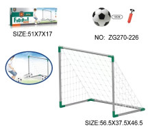 Набор тренировочный для футбола ZG270-226: ворота 56,5*37,5*46,5 см, мяч 10 см, насос