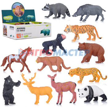 Наборы животных ПВХ Набор животных YX-Y488-2 &quot;Животные Африки&quot; в коробке