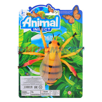 Наборы животных ПВХ Пчела BC08-9 на листе