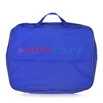 Папки-сумки Папка менеджера широкая с внешним карманом A3 (45x35x7 см) текстильная, на молнии, с текст