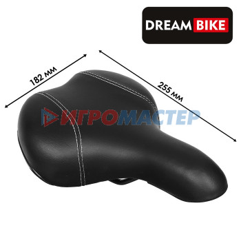 Седло Dream Bike спорт-комфорт, цвет чёрный
