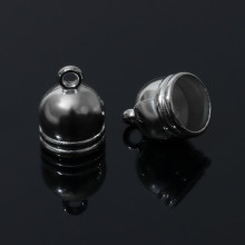 Концевик-шапочка клеевой 1,8*1,4*1,4см, (набор 10шт), цвет серебро