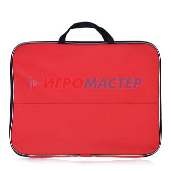 Папки-сумки Папка менеджера с внешним карманом A3 (45x34x2 см) текстильная, на молнии с трех сторон, с