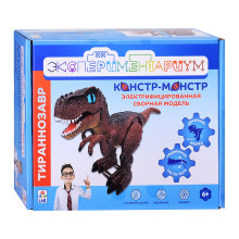 Констр-Монстр Тираннозавр, сборная модель, на бат. 1*АА, цвет в асс., кор.
