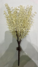 Искусственные цветы "Полевая трава" 40см цвет белый
