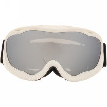 Очки горнолыжные H005, белая оправа/серебристая линза