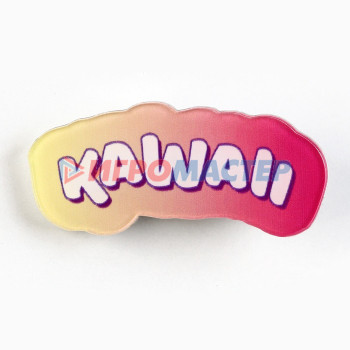 Заколка для волос на открытке Kawaii, 3,7 х 1,4 х 1 см