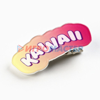 Заколка для волос на открытке Kawaii, 3,7 х 1,4 х 1 см