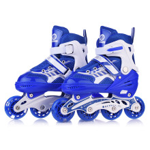 Роликовые коньки U001750Y раздвижные, PU колёса со светом, размер M, синие, в сумке