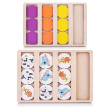 Развивающая деревянная игра для детей «Колбочки»