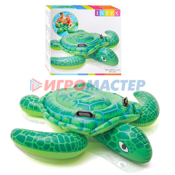 Надувные игрушки для плавания Игрушка для плавания «Черепаха», с ручками, 150 х 127 см, от 3 лет, 57524NP INTEX