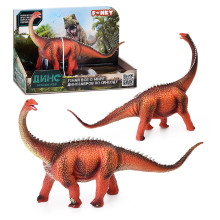 Фигурка динозавр. Брахиозавр, оранжевый 