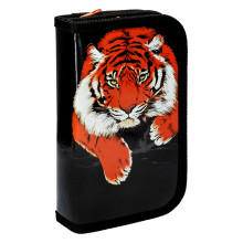 Пенал 2-секц, большой &quot;Тигр на охоте&quot; (190х105) ламинированный картон