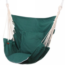 Гамак-кресло "Колористик" 100*130 см сидячий, х\б с подушками, цвет зелёный