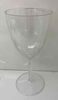 Стаканчики Бокал для вина 180мл "DOLCE VITA" в наборе 8шт ребристый