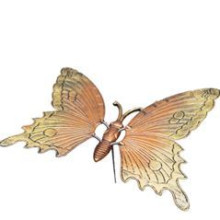 Фигура на спице "Волшебная бабочка" 60 см, Бронза