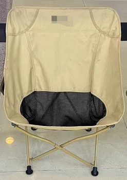 Кресло складное до 100 кг DC-7418, 55*50*72 см, цвет: бежевый, Турист Мастер