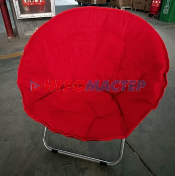 Кресло складное 75*60*75 см "Луна", красный ДоброСад