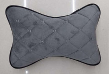 Подушка дорожная под голову JP-137, 27*17 см, цвет: серый