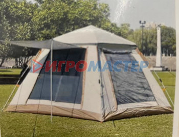 Палатки Палатка туристическая Печора-3 зонтичного типа, 200*200*135 см бежевая