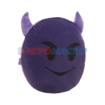 Подушка на подголовник МАТЕХ SMILE LINE, Чертёнок, 30 х 30 х 10 см, фиолетовый